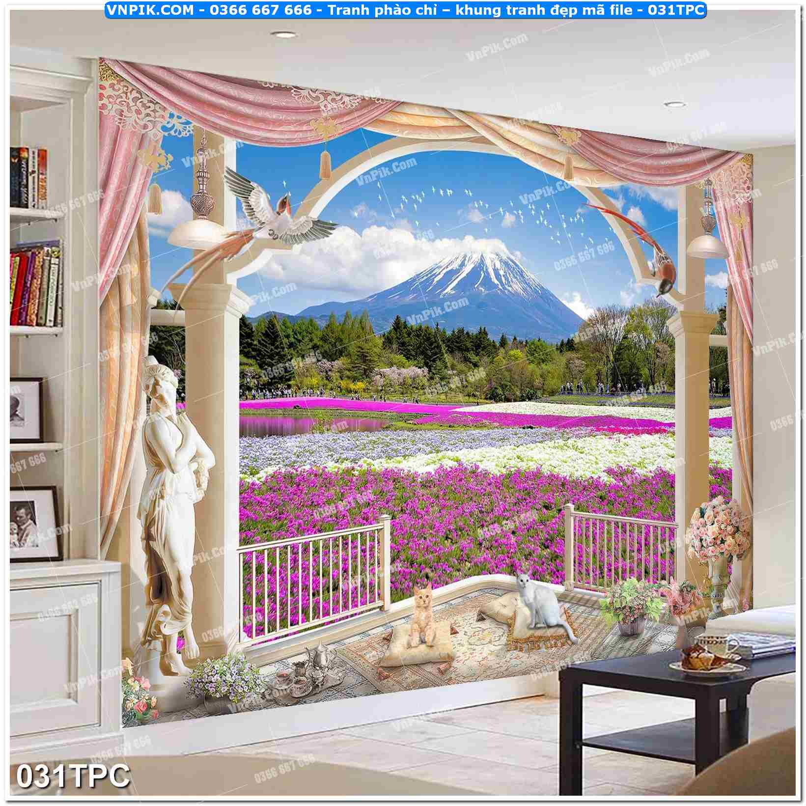 Tranh phào chỉ – khung tranh đẹp mã file 031TPC
