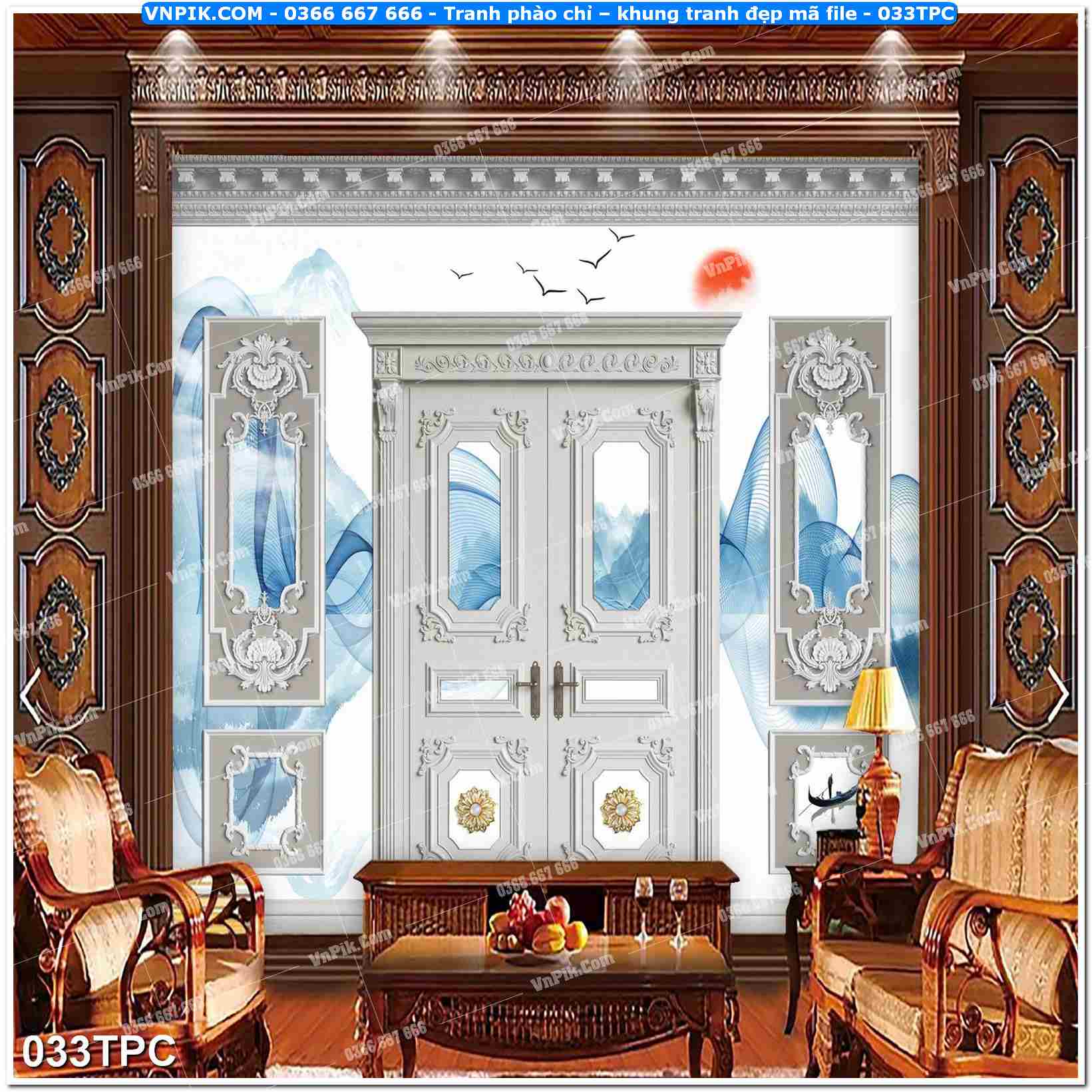 Tranh phào chỉ – khung tranh đẹp mã file 033TPC