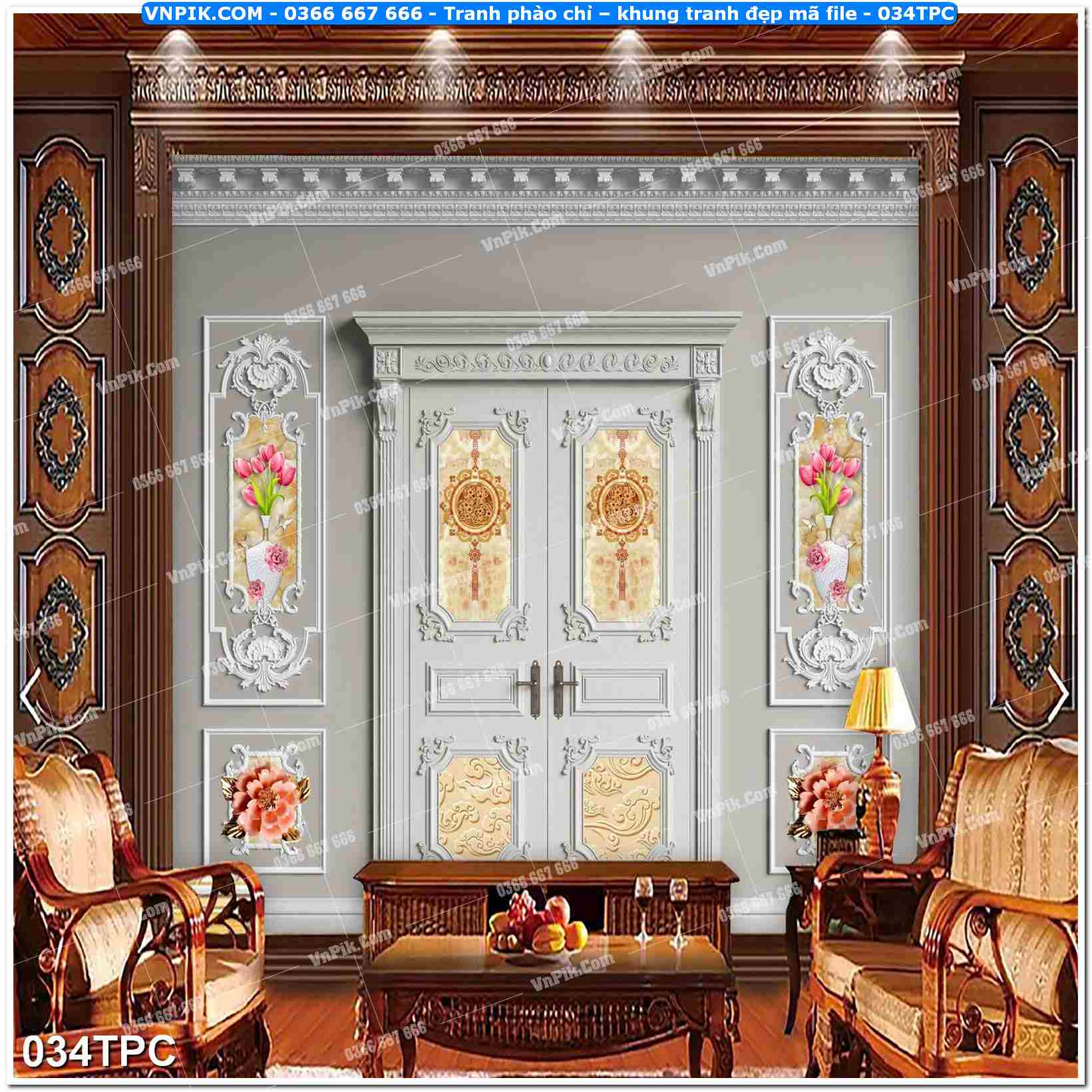 Tranh phào chỉ – khung tranh đẹp mã file 034TPC
