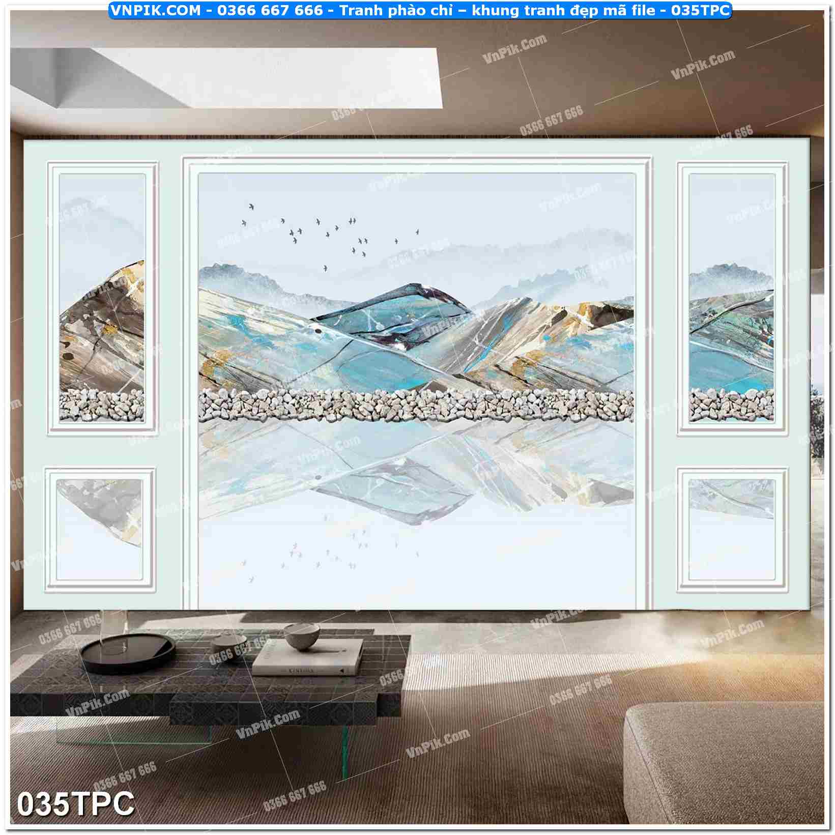 Tranh phào chỉ – khung tranh đẹp mã file 035TPC