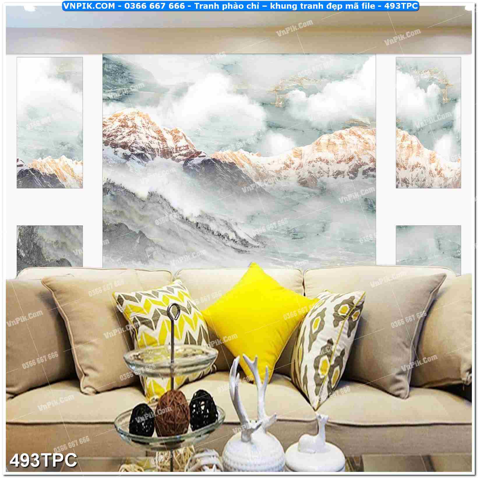 Tranh phào chỉ – khung tranh đẹp mã file 493TPC
