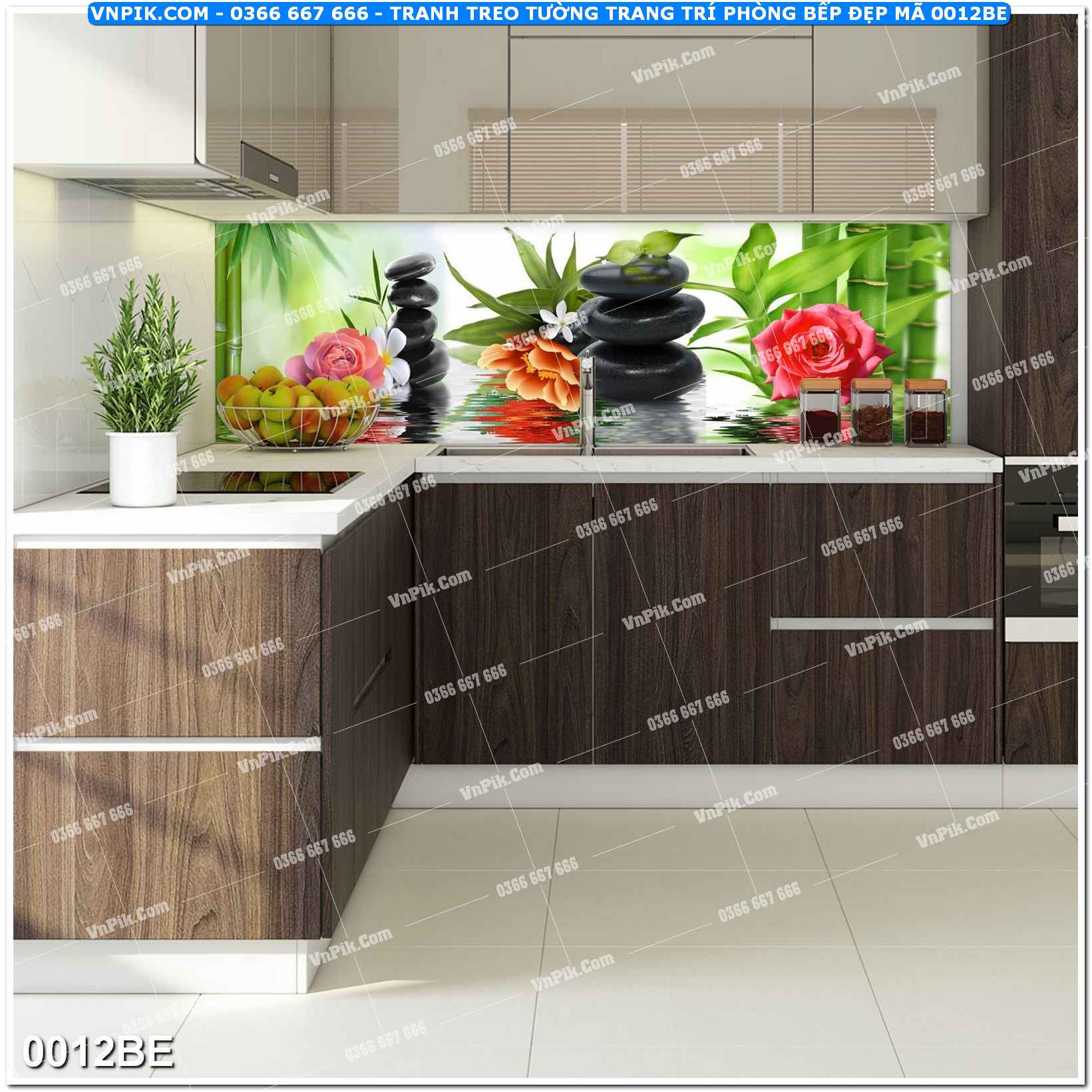 Tranh treo tường trang trí phòng bếp đẹp mã 0012BE