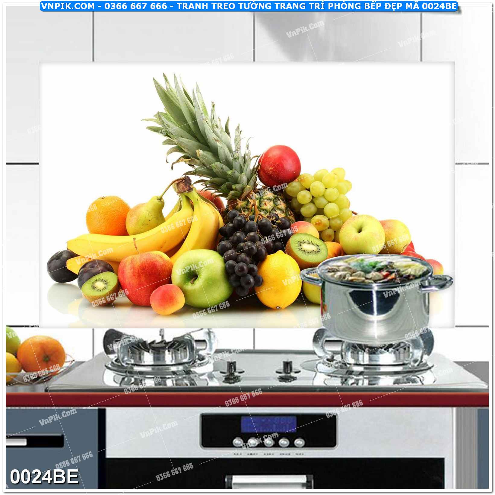 Tranh treo tường trang trí phòng bếp đẹp mã 0024BE