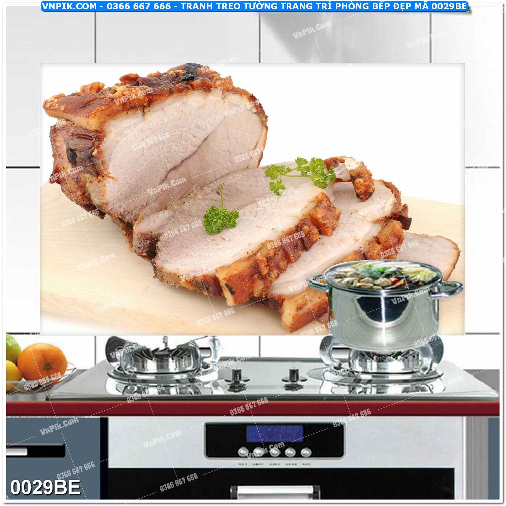 Tranh treo tường trang trí phòng bếp đẹp mã 0029BE
