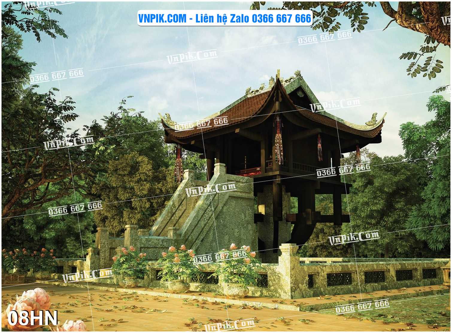 File Tranh Hà Nội Xưa Mã File 08HN