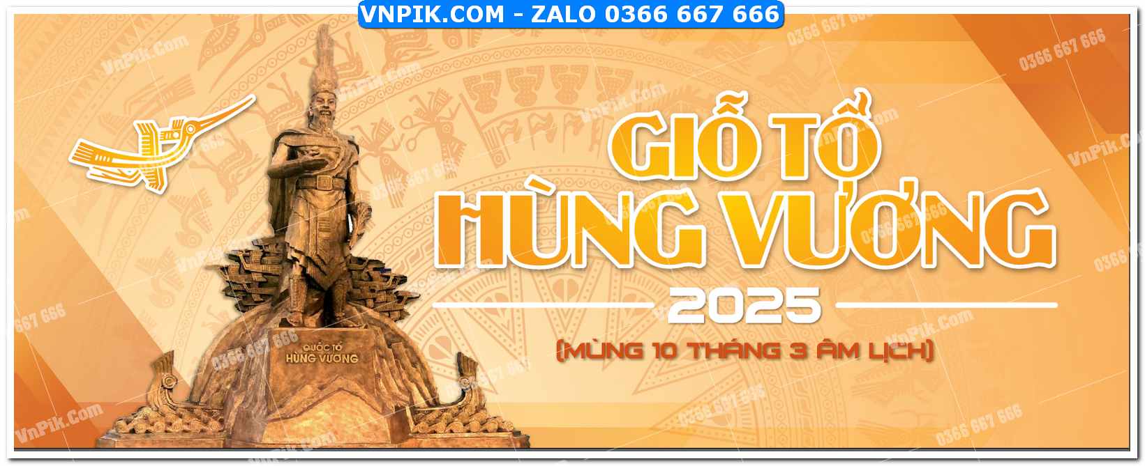 Phông nền maket giỗ tổ hùng vương file thiết kế vector mẫu 6